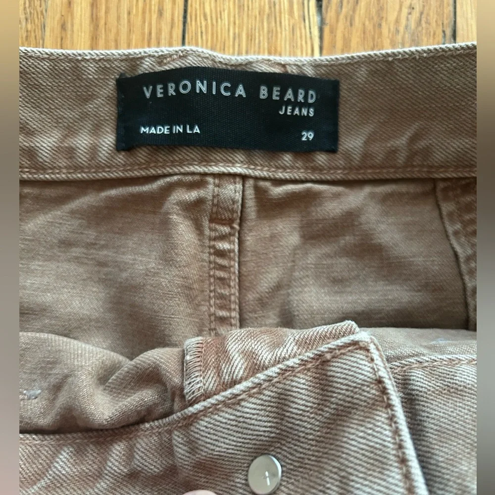 Veronica Beard Charlie Barrel Patch Pocket Jeans size 29 - Picture 4 of 10